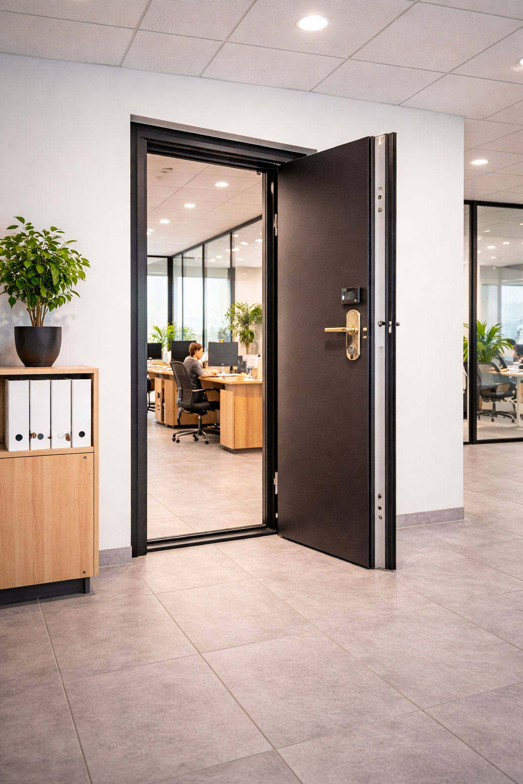 Porte blindée local professionnel